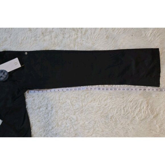Lululemon Studio Pant II Liner Womens Size 8 Black Luon Pockets Adjustable NWT - Picture 8 of 8
